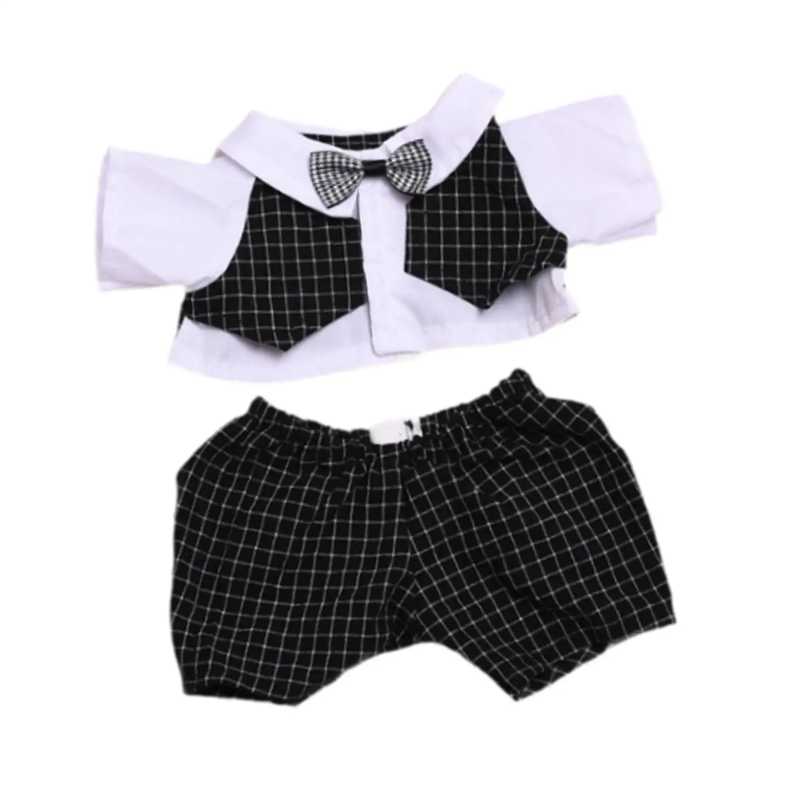 Conjunto de roupas e calças para bonecas, conjunto de 2 peças, roupa casual, roupas em miniatura, presentes de aniversário para menino, 38cm