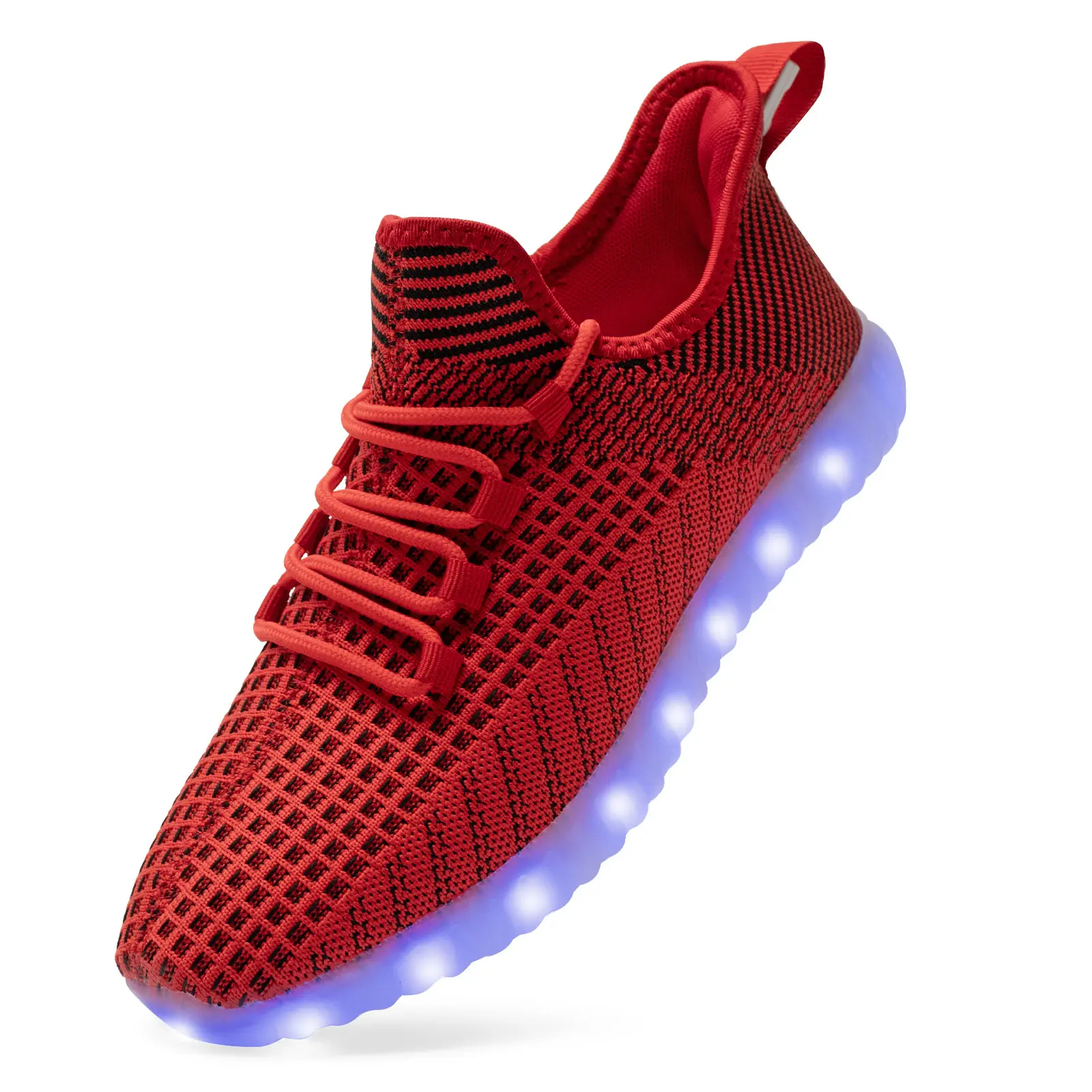 Tägliche Freizeitschuhe für Herren, Schuhe mit schillernden Lichtern, atmungsaktive Mesh-Laufschuhe, weiche und bequeme Herrenschuhe – Detail 21