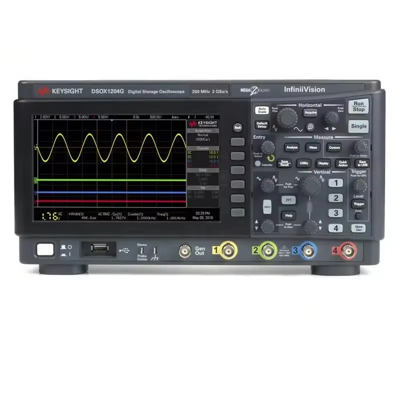 Keysight Bandwidth 70MHz 4 analog channels DSOX1204A oscilloscope