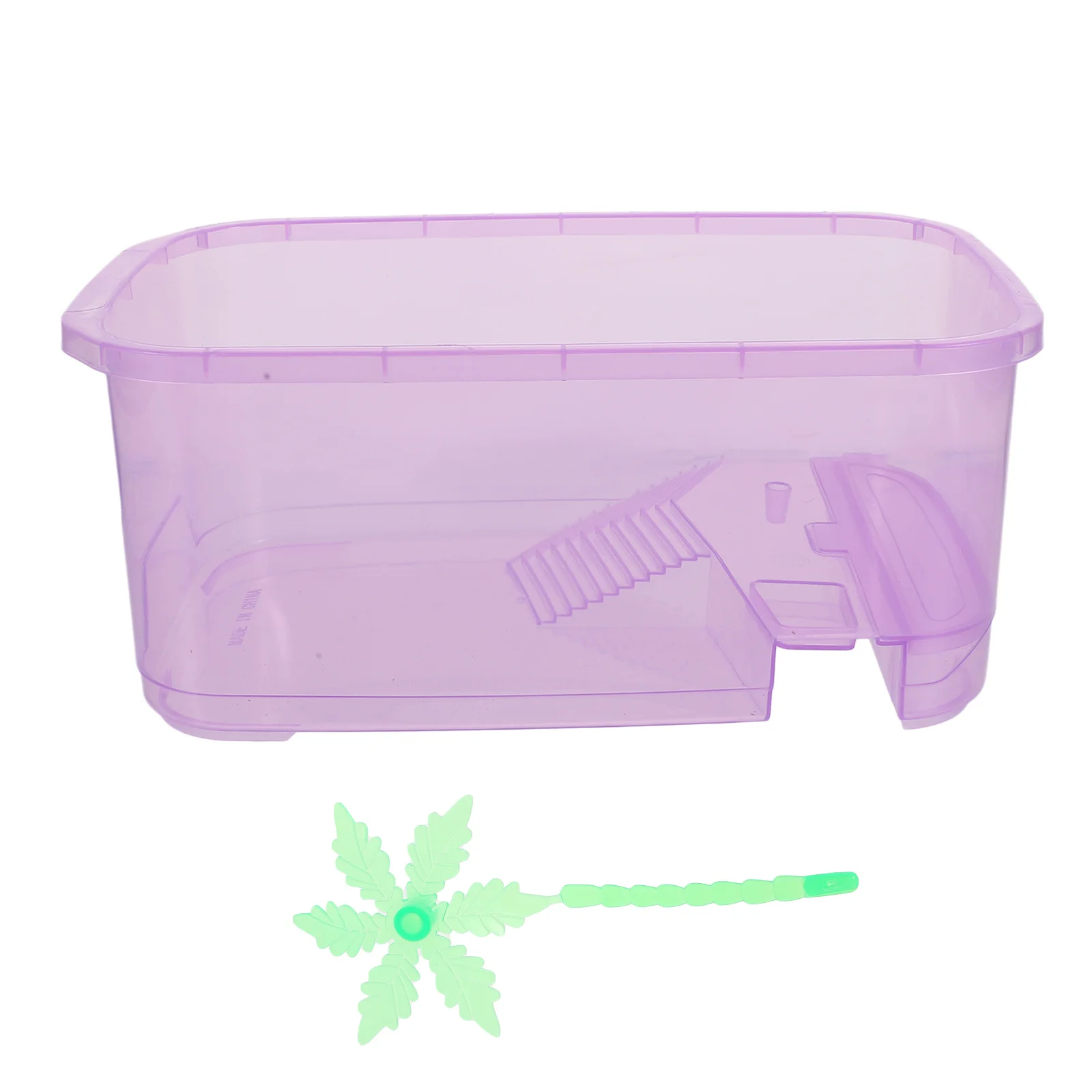 

1Set Turtle Tank Large Capacity Plastic Tortoise Breeding Box Basking Platform Reptile Habitat Tank Safe Durable