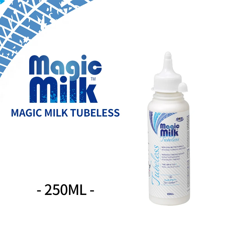 

OKO Magic Milk Бескамерный герметик для шин объемом 250 мл, предотвращающий прокола, долговечный латекс для шин для шоссейных велосипедов MTB