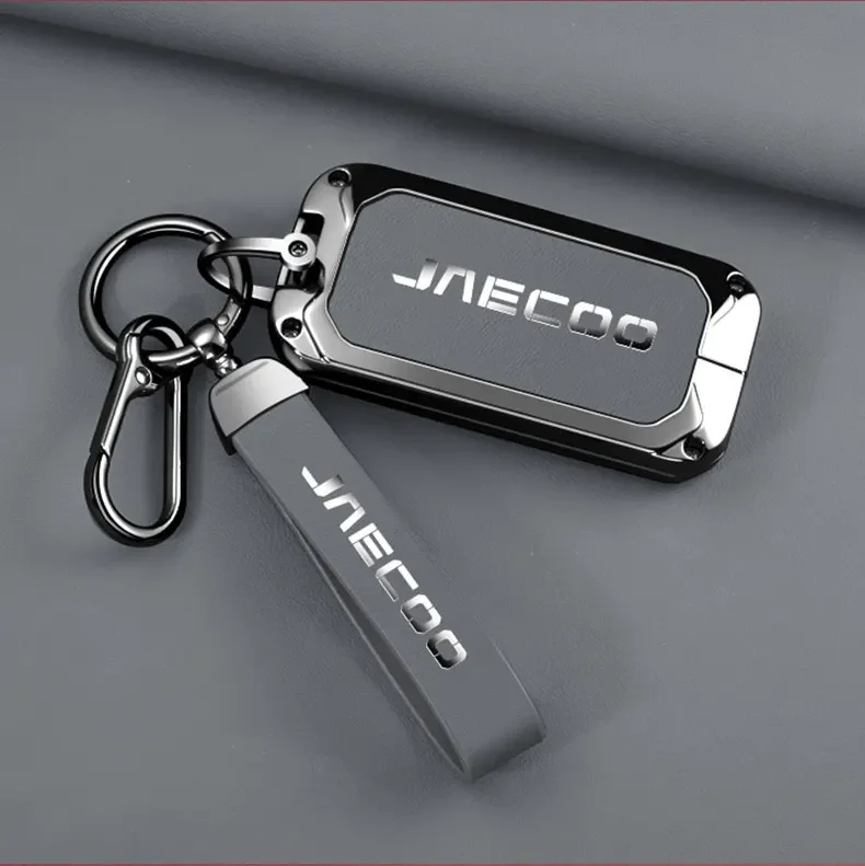 Neue Zinklegierung Leder Autoschlüssel-Fernbedienungsabdeckung, für VChery Jaecoo J7 7 J5 5 2025 2026, Geschützter Schlüsselanhänger, Zubehör – Detail 10