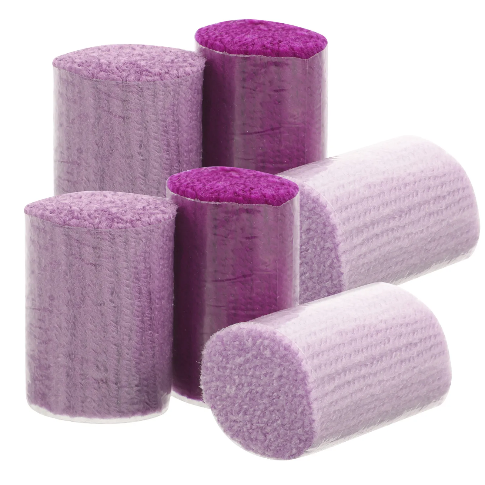 

6Pcs Soft Skin-Friendly Latch Hook Yarn Lightweight Acrylic Rug Yarn for DIY Home Decor Carpet Embroidery Sewing Knitting Craft