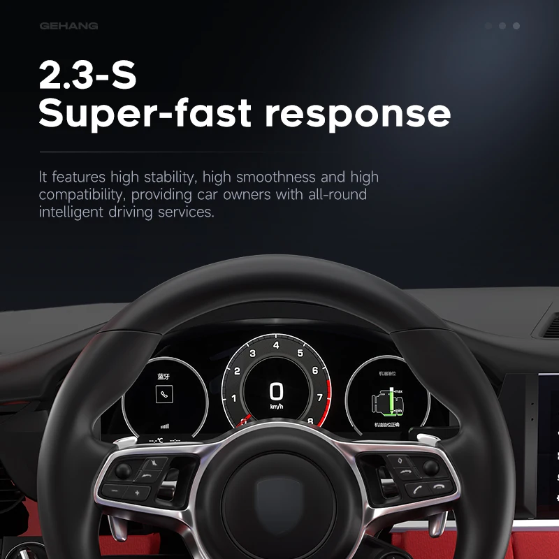 Cluster di strumenti per cruscotto digitale da pannello tachimetro per misuratore automatico per auto da 12,3 pollici per Panamera