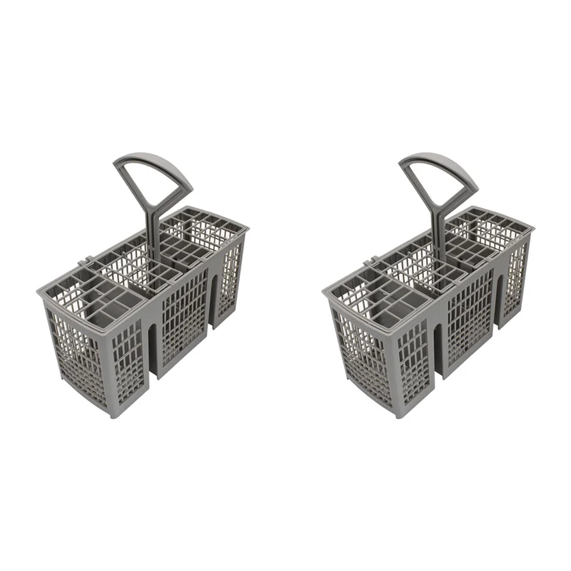 ABRS-2X ユニバーサル食器洗い機カトラリーバスケット、取り外し可能なハンドル付き、食器洗い機器具ホルダー、およびシーメンス用