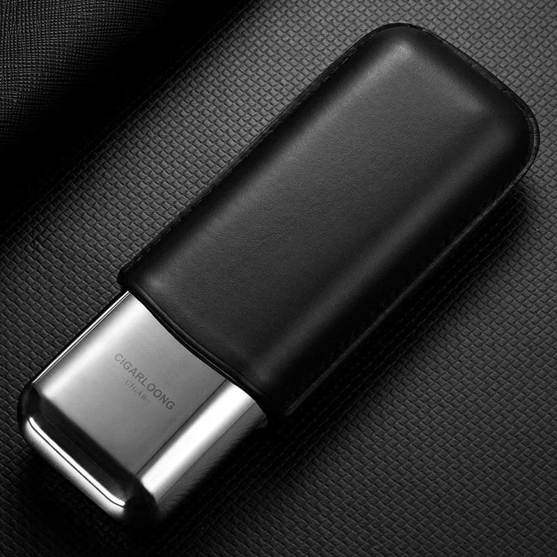 Portable Cigar Holder Moisturizing Holds Up To 2 Cigars Smoking Accessories