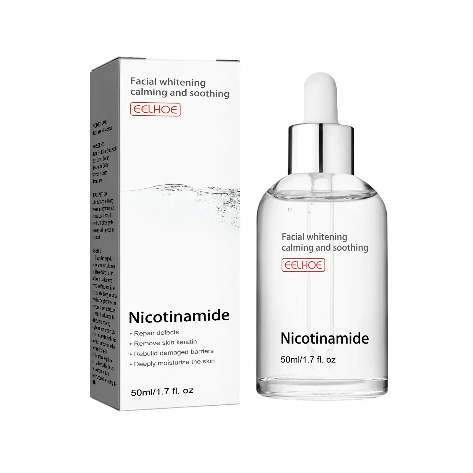 

Acne Treatment and Pore Shrinking Serum - Niacinamide and Hyaluronic Acid Face Serum Pore Shrinking Hydrating Moisturizing