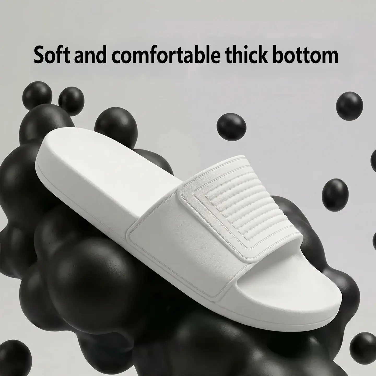 Men Thickened EVA Slide Sandals Non Slip Soft Slippers Indoor Outdoor Casual Home Beach Shoes