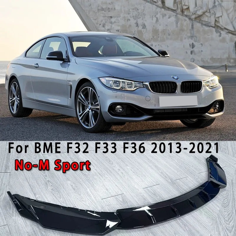 

Для BMW 4 серии F32 F33 F36 (не для M Sport) 420i 425i 430i 420d 435d 2013-2021 Автомобильный передний бампер, спойлер, разделитель, диффузор