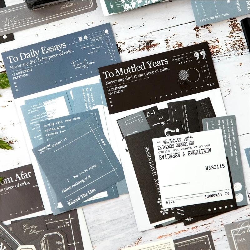 

Card Lover, 30 шт. [серия пролог «Старые дни] Ретро английская основа для коллажа, белая крафт-наклейка, набор материалов для скрапбукинга