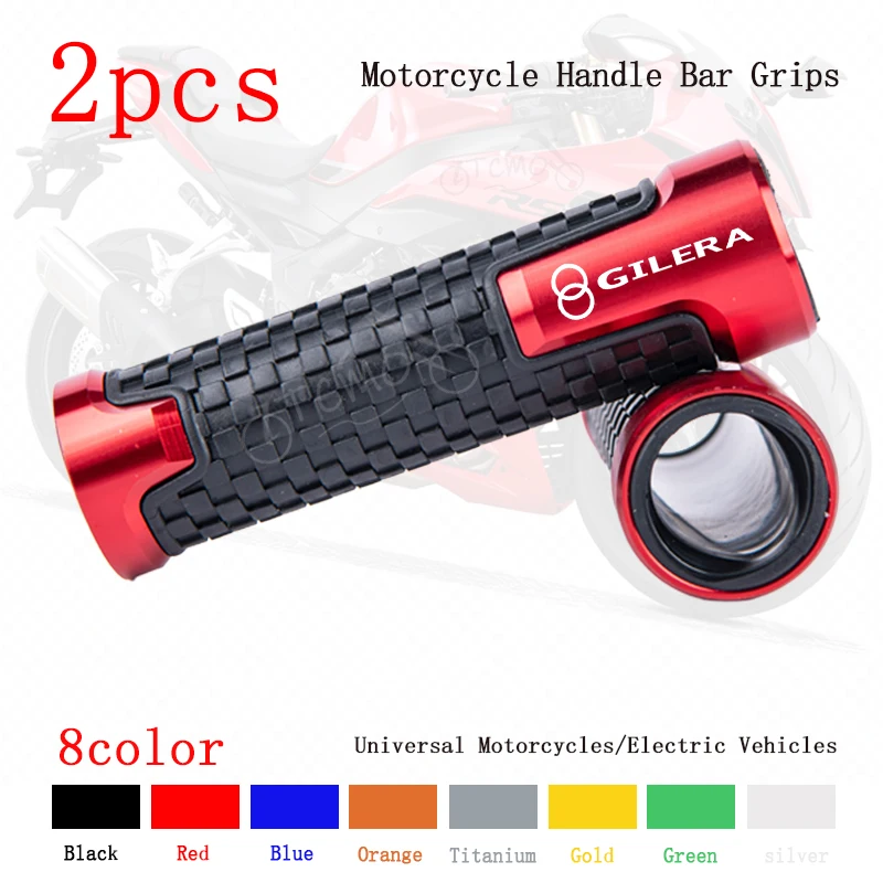 Accesorios para Gilera GP800 Fuoco Nexus 500 Runner 50 125 200, empuñaduras de manillar de motocicleta, empuñaduras de manillar antideslizantes de aluminio CNC
