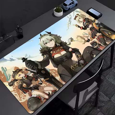 Mouse Pad Computer Zenless Zone Zero Gaming Mousepad PC ZZZ Anime Keyboard Pad Laptop Caesar King Kawaii Girl Desktop Mouse Mat