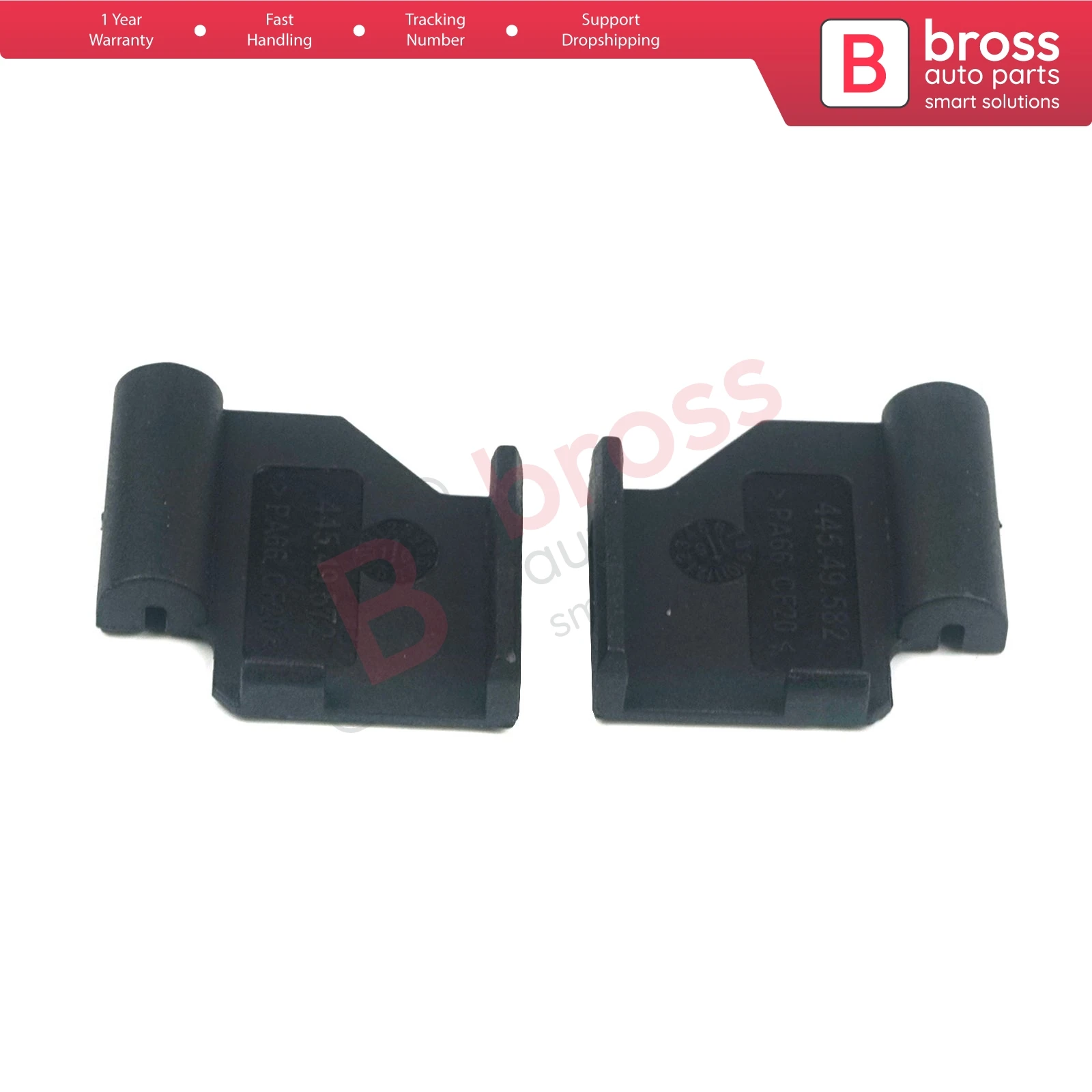 BSR548 2 Pieces Sunroof Repair Clips Left and Right for X5 E53 2000-2006, X3 E83 , 5 Series E61 2003-2010, 3 Series E91 2005-13