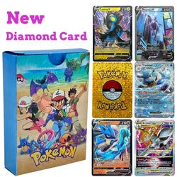 Anime Pokemon Pikachu Charizard Spanish Diamond Colorful English Rainbow Gold Black German Trainer Rare Battle Collection Cards