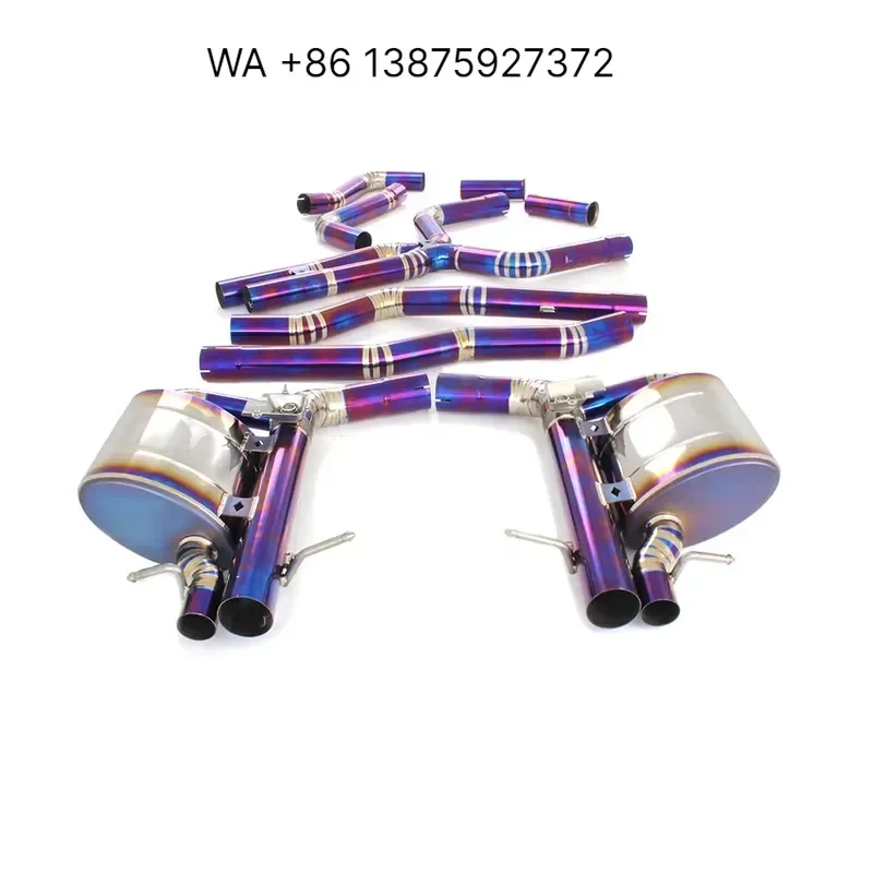 Wmwmnu Titanium Catback Exhaust for C63 C63S W205 4.0T 2015-2020 Valvetronic Muffler Car Exhaust System