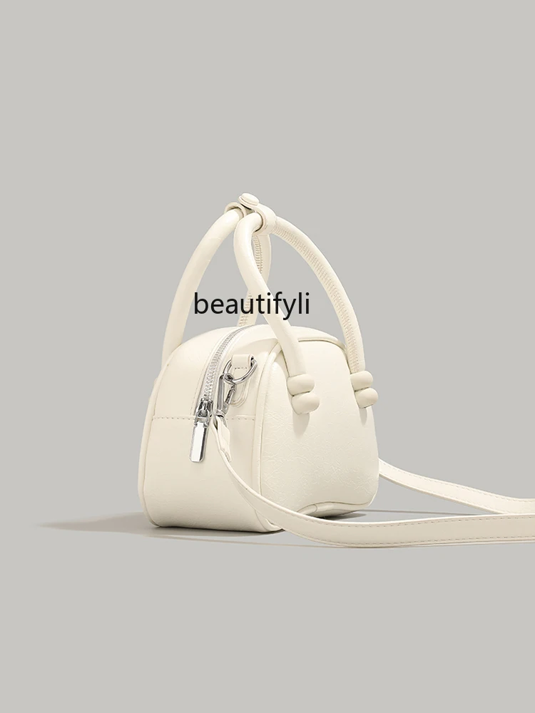 Niche versatile shell bag women's new elegant atmospheric handbag simple underarm shoulder oblique span bag