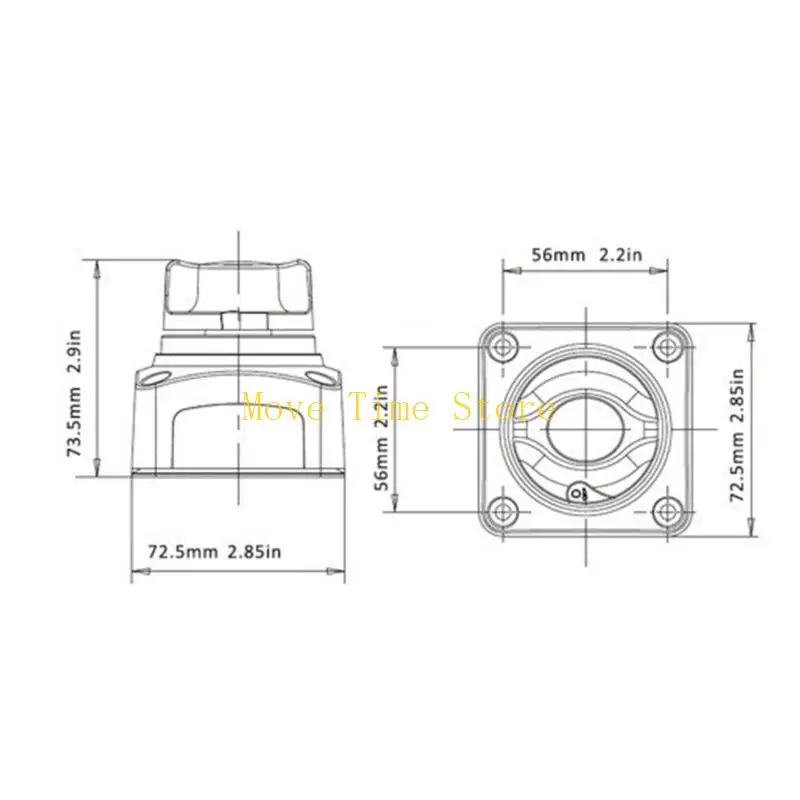 92ME Strong 2 Stage Power Cutoff Change For Boats Four Side Mounting Plan