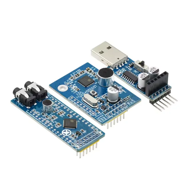 LD3320 speech recognition module serial port SPI interface intelligent voice control development board TTL burning board