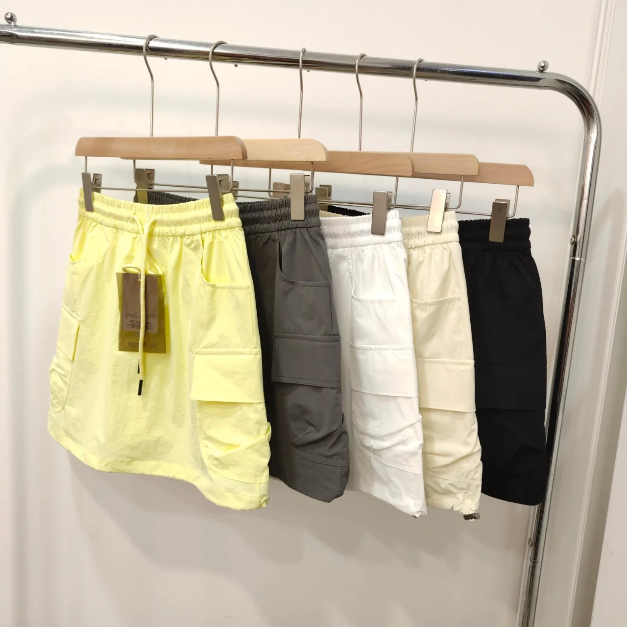 

Lightweight Breathable A-Line Workwear Skirt Elastic Waist Outdoor Waterproof Quick Dry Ladies' Nylon Polyester Blend