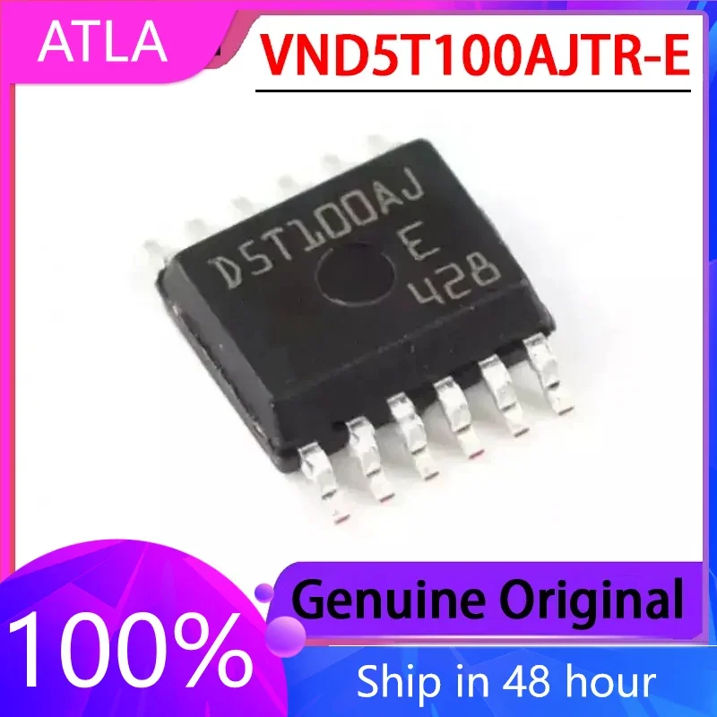 

1PCS VND5T100AJTR-E D5T100AJ Packaged HSSOP-12 Power Electronic Switch Brand New and Original