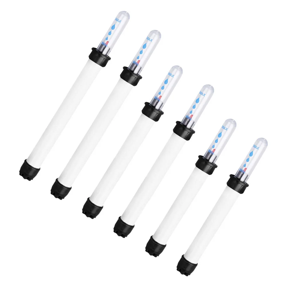 Medidor preciso de planta, 6 peças, indicador de nível de água, fácil de usar para jardinagem interna, indicador de nível de água, bóia, vaso de flores