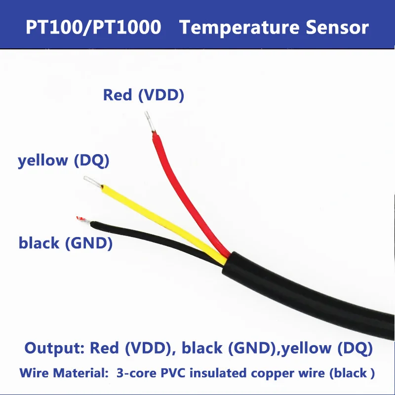 PT1000， Pt100 Temperature Sensor SUS304 Housing Platinum Resistance BSP G1/2\
