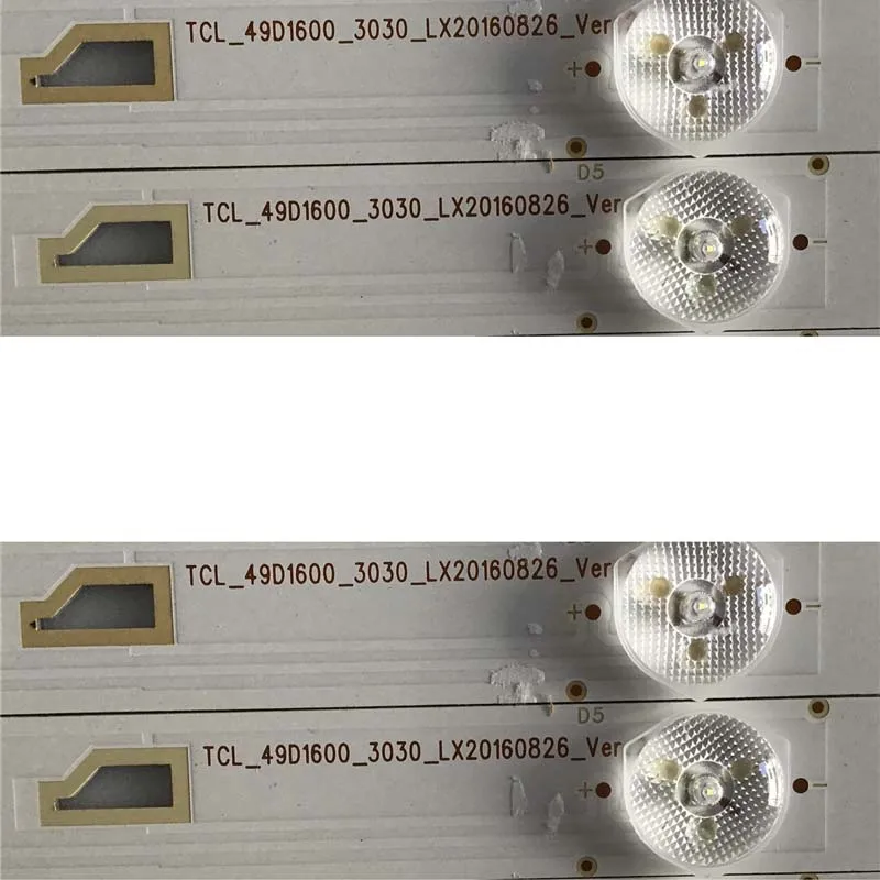 TV LED Array Bars 4C-LB490T-YH1 YH2 HR4 YH6 VH7 YHE YHJ Backlight Strip 49HR332M05A0 V3 V4 Planks 49D1600_3030_LX20160826_Ver.2