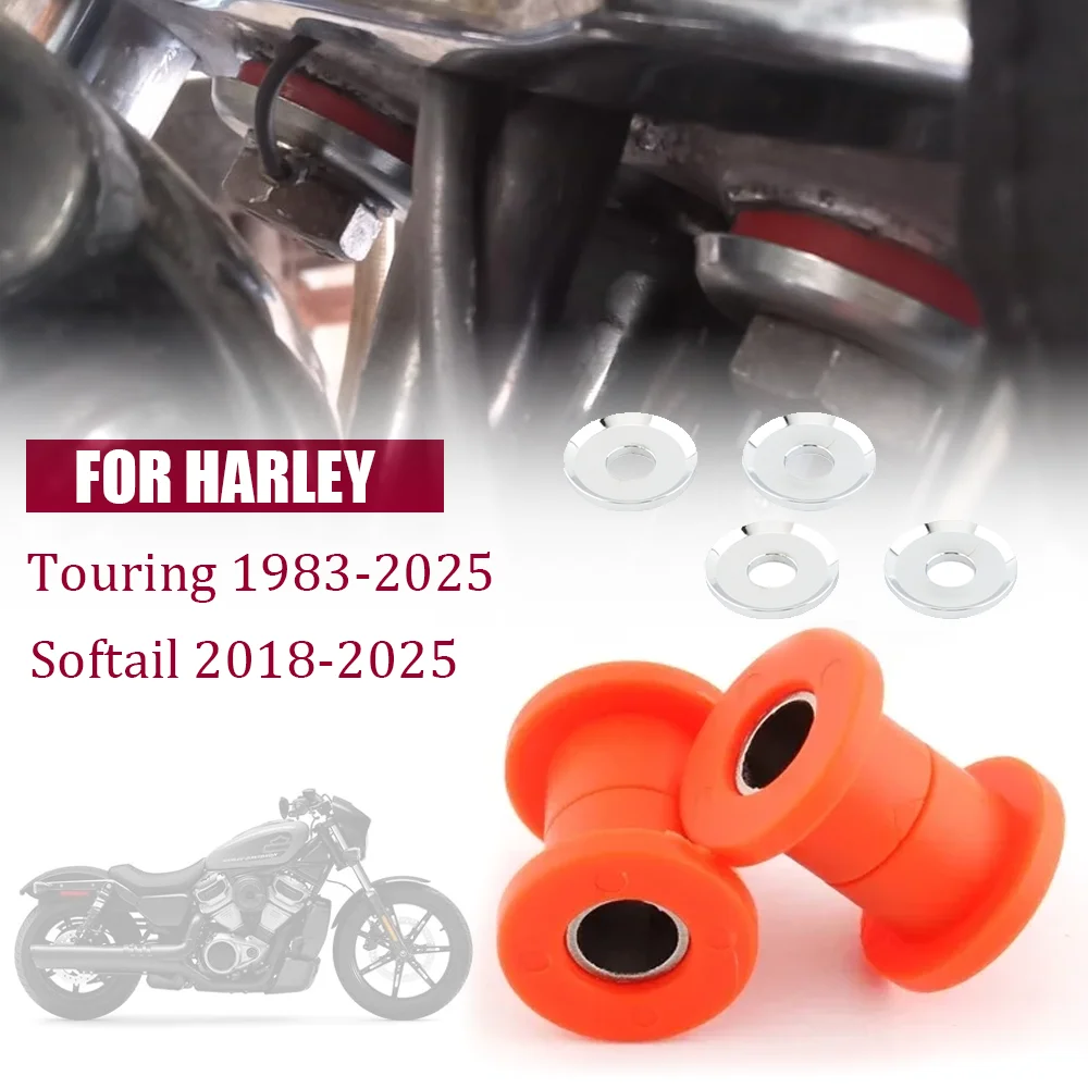 

Polyurethane Handlebar Riser Bushings Damper Kit For Harley Touring 1983-2025 Softail 2018-2025
