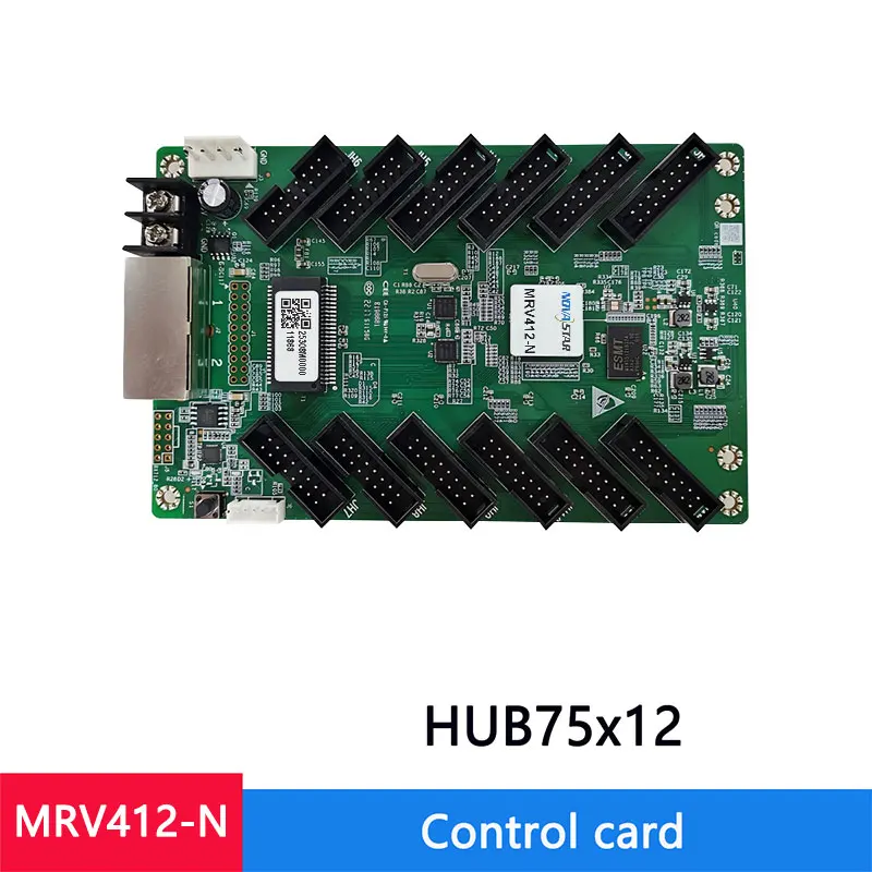 Novastar Mrv412-N Controller Led Display Screen Video Receiving Card P1. 86 P2.5 P2.976 Rgb Panel Advertising Display Screen