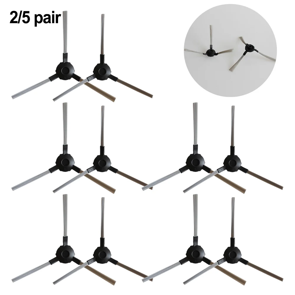 

2 or 5 Pairs of Side Brush Accessories for RobZ For Duoro For XClean Robot Vacuum Optimized Cleaning for Hard to Reach Areas