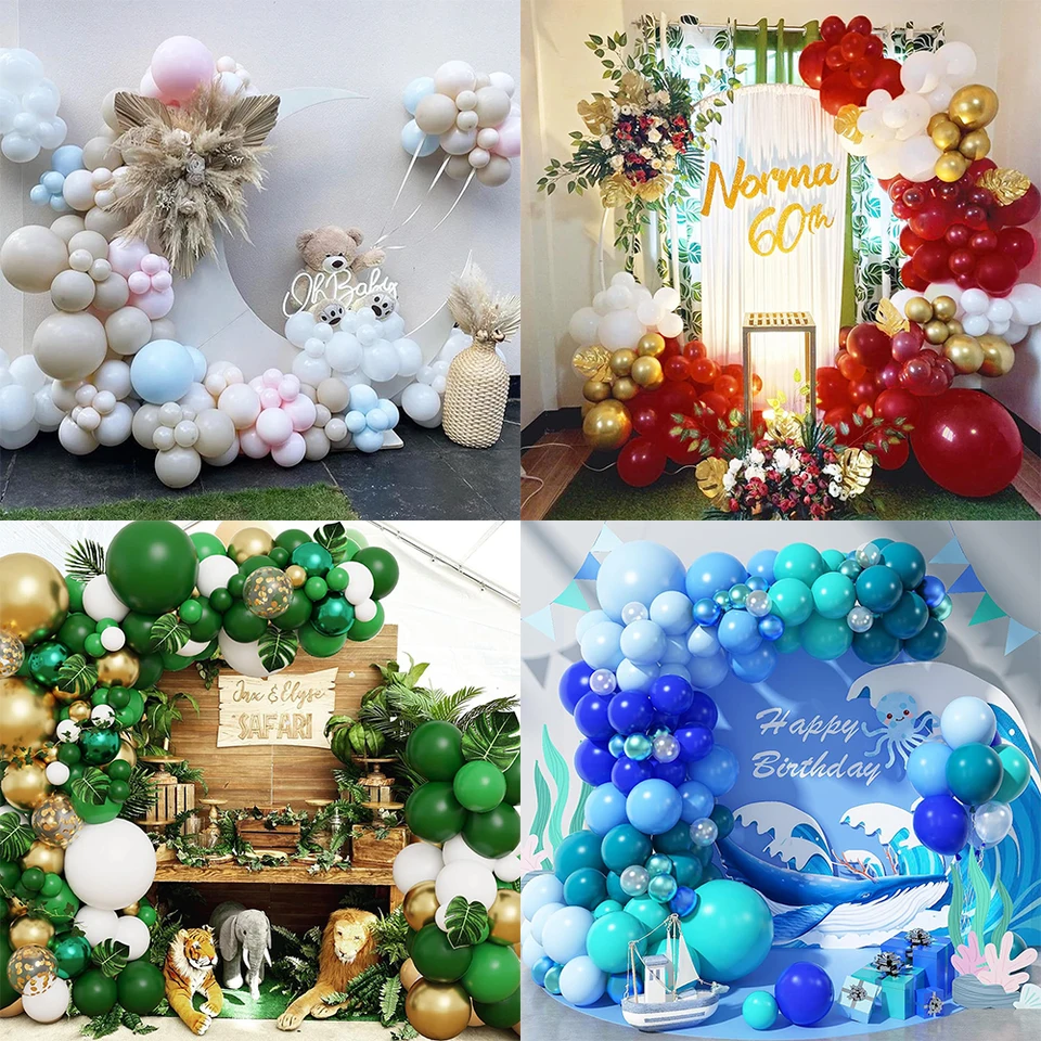 5/10/12inch 10/20/30pcs Baby Blue Latex Balloons Red Green White Sand Wedding Decoration Globos Baby Shower Birthday Party Decor, image 6
