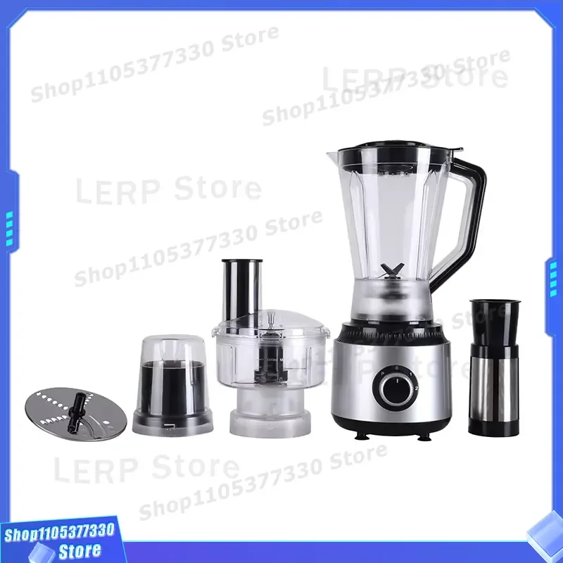 2 Speed Electric Food Processor Multifunctional Mixer Slicer Shredder Low Noise Plastic Kitchen Appliance for Home Cooking