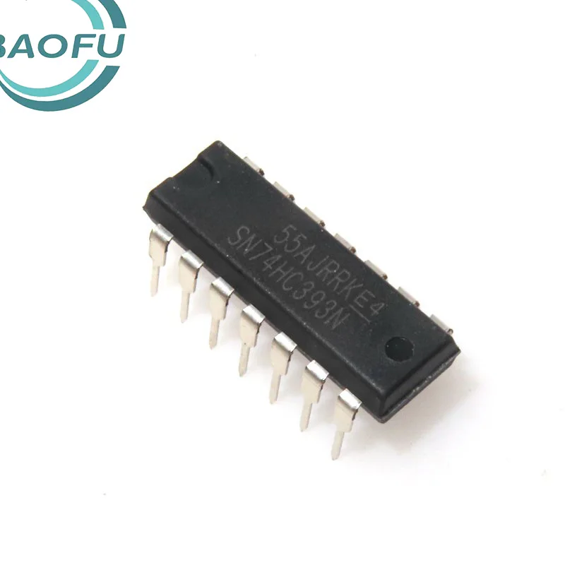 Newly imported original 74HC393N SN74HC393N DIP-14 dual 4-bit binary ripple counter