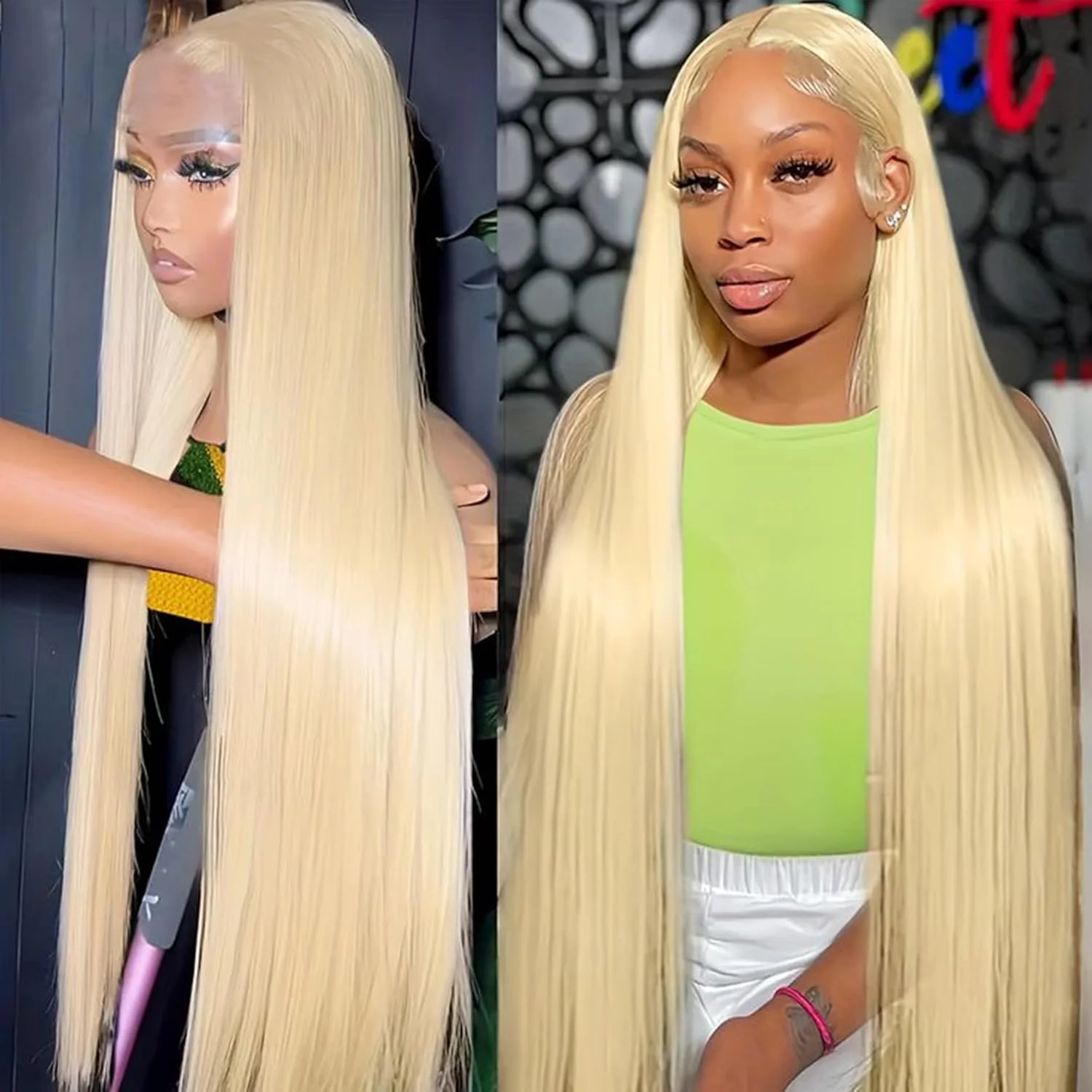 

30 Inch 250 Density 613 Hd Lace Frontal Wig 13x6 13x4 Blonde Lace Front Wig Brazilian Straight 100% human hair Wig For Women