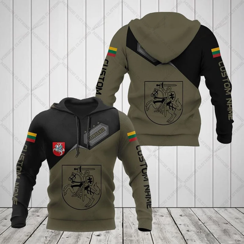 Moletons de camuflagem personalizáveis masculinos, moletons soltos, pulôver ao ar livre, tops de streetwear, camisas, moda outono