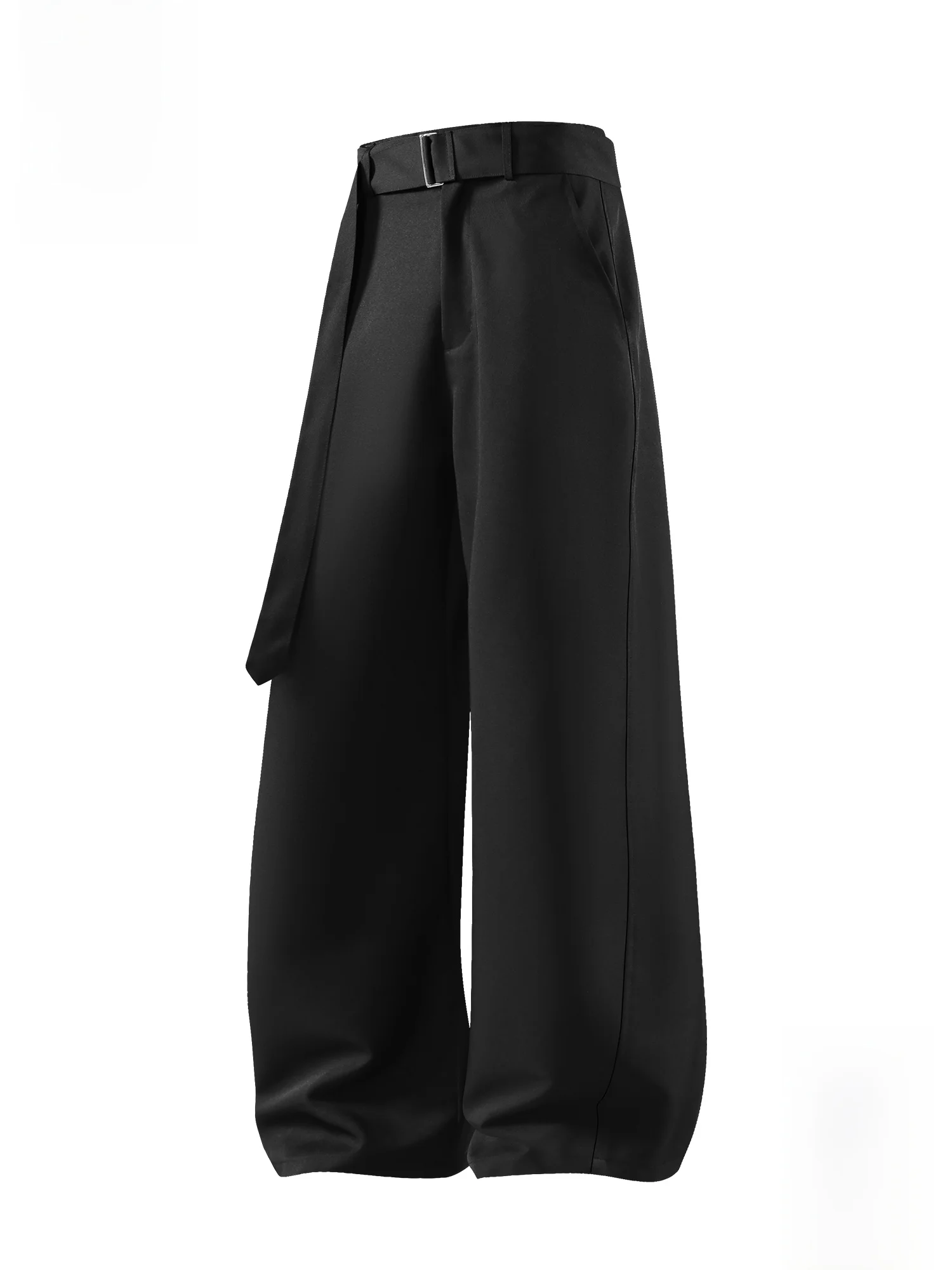 

PaulFrank Men's Loose Fit Bla Casual Pants Drapey Comfortable Spring Season Polyester Cosite Fiber mid Waist Trousers