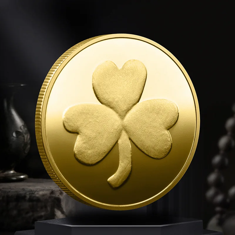 Collection Coins, St. Patrick's Day Clover Lucky Coin Souvenir