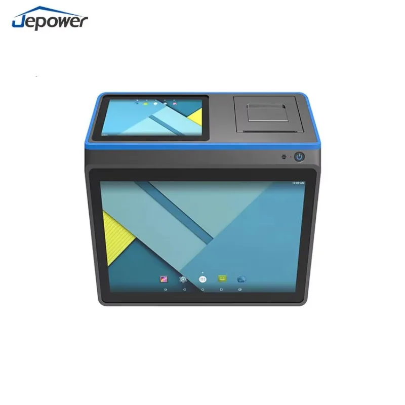 New Android Desktop All-in-One10.1inch Touch Screen POS Tablet Terminal USB Interface Cash Register Printer 1-Year Warranty