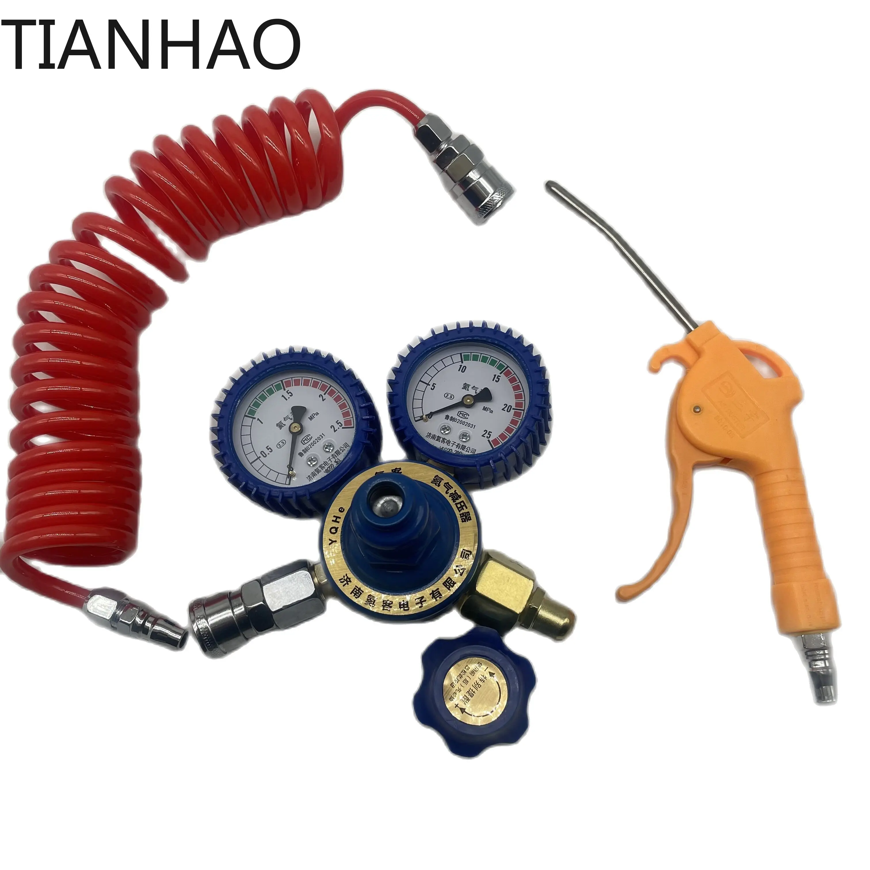 High Pressure Helium Expansion Tool for Balloon Inflator with Relief Valve and Pressure Reducer for Party Decor Equipment
