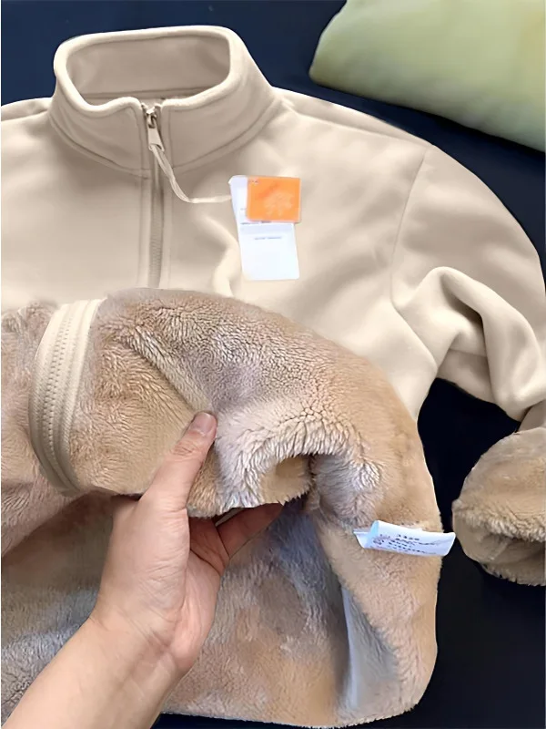 

Женский двусторонний жилет на подкладке Jaet Thi Lamb Fur на молнии с внутренней подкладкой, теплый жилет для поездок на работу, длинный све, осенняя одежда