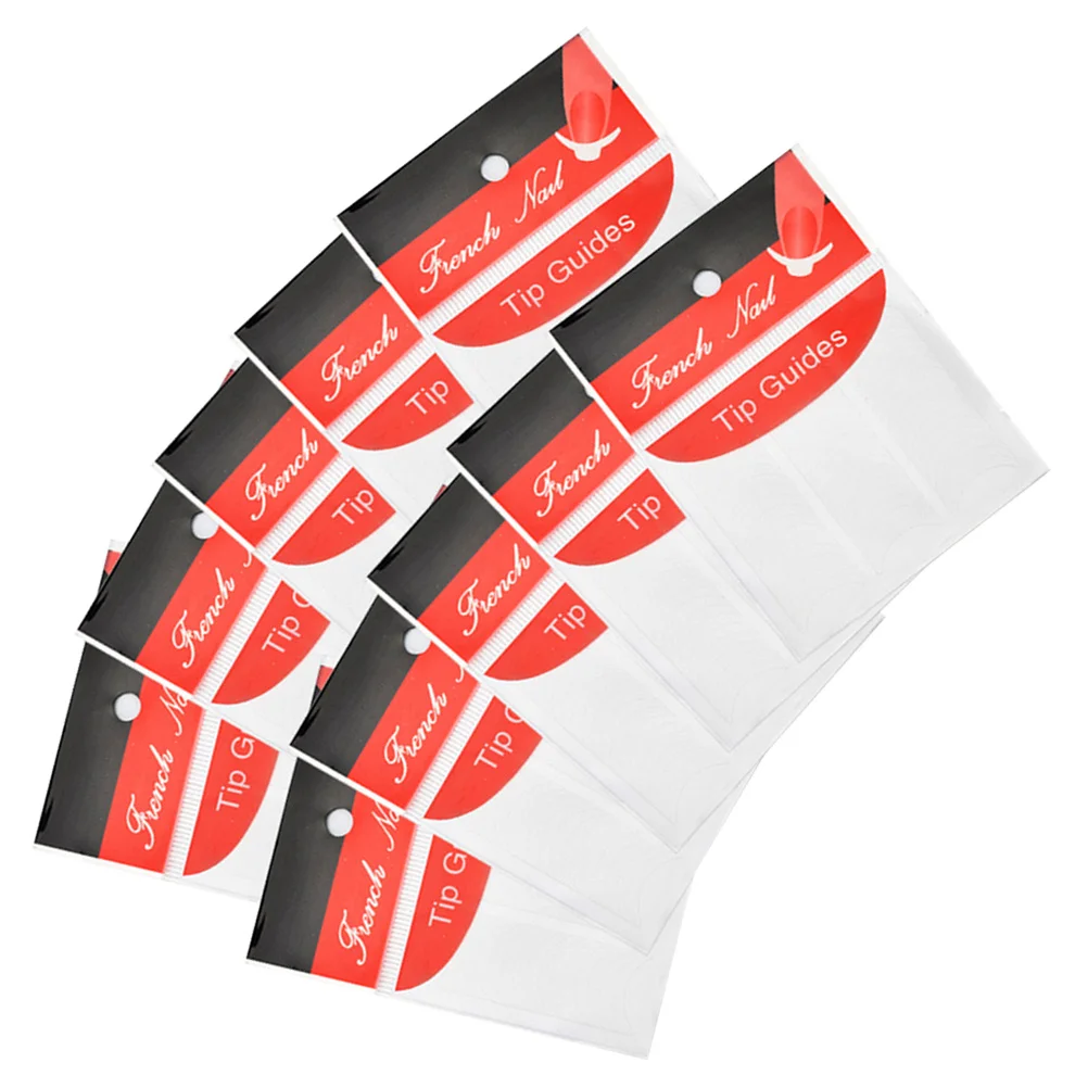 

10 Sheets Nail Art Stickers Essential DIY Tool Easy Apply At Home Or Professional Use Manicure Decals Nail Line Sticker