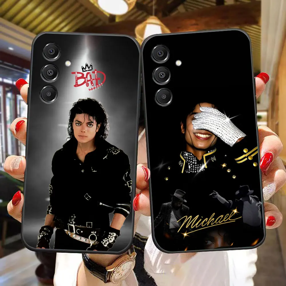 M-Michael J-Jackson Singer Phone Case For Samsung A14 A15 A16 A17 A22 A23 A32 A27 A36 A37 A51 A52 A54 A55 A56 A57 A72 A73 Cover
