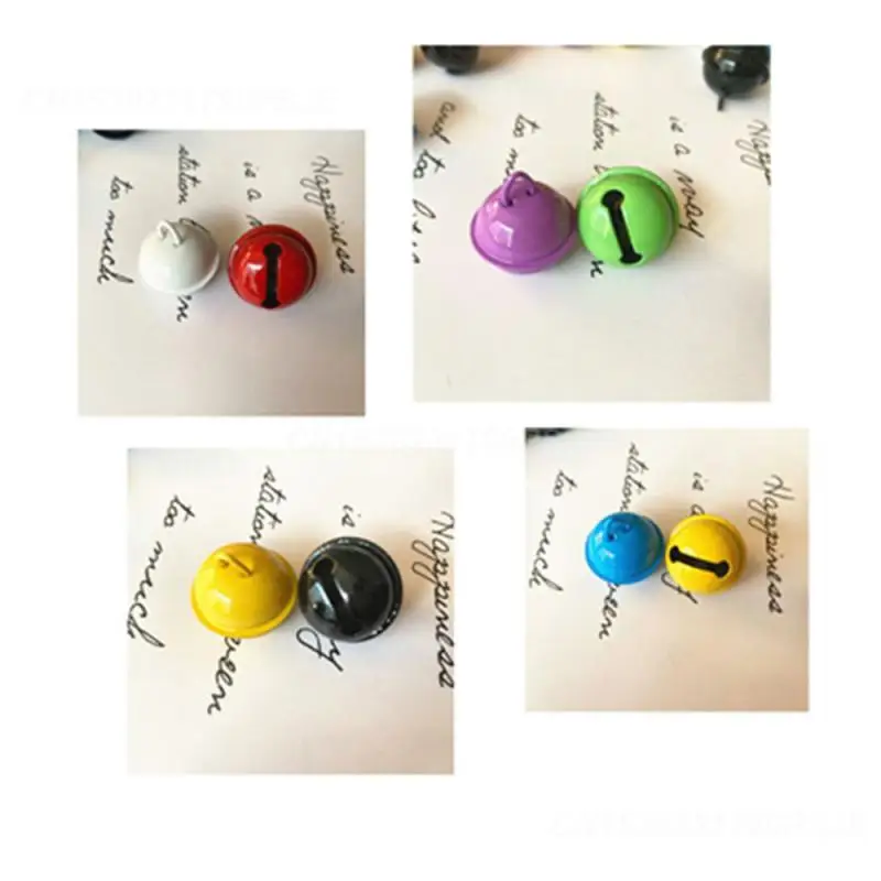 The Bell Candy Colors Creativity Christmas Bells Christmas Decorations Pet Bell Cute Candy Colored Bells Colorful Bells 22mm