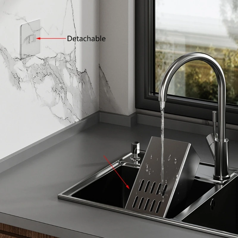 

Компактный держатель для палочек для еды. Удобный ящик для хранения ложек и вилок с поддоном для капель M89B.