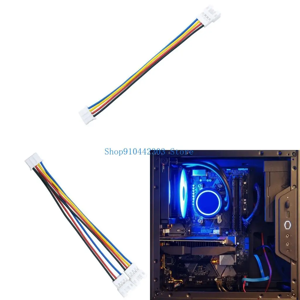 

L4MD Universal 4pin 2,0 PWMS Удлинение вентиляционного кабеля поддерживает несколько графических процессоров и вентилятора