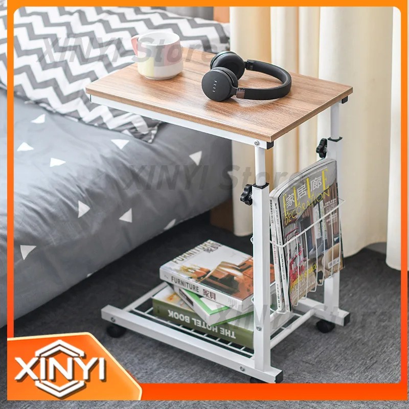 Lifting Side Table for Simple Modern Mobile Bedside Table Small Coffee Table Lazy Computer Desk Sofa Small Desk
