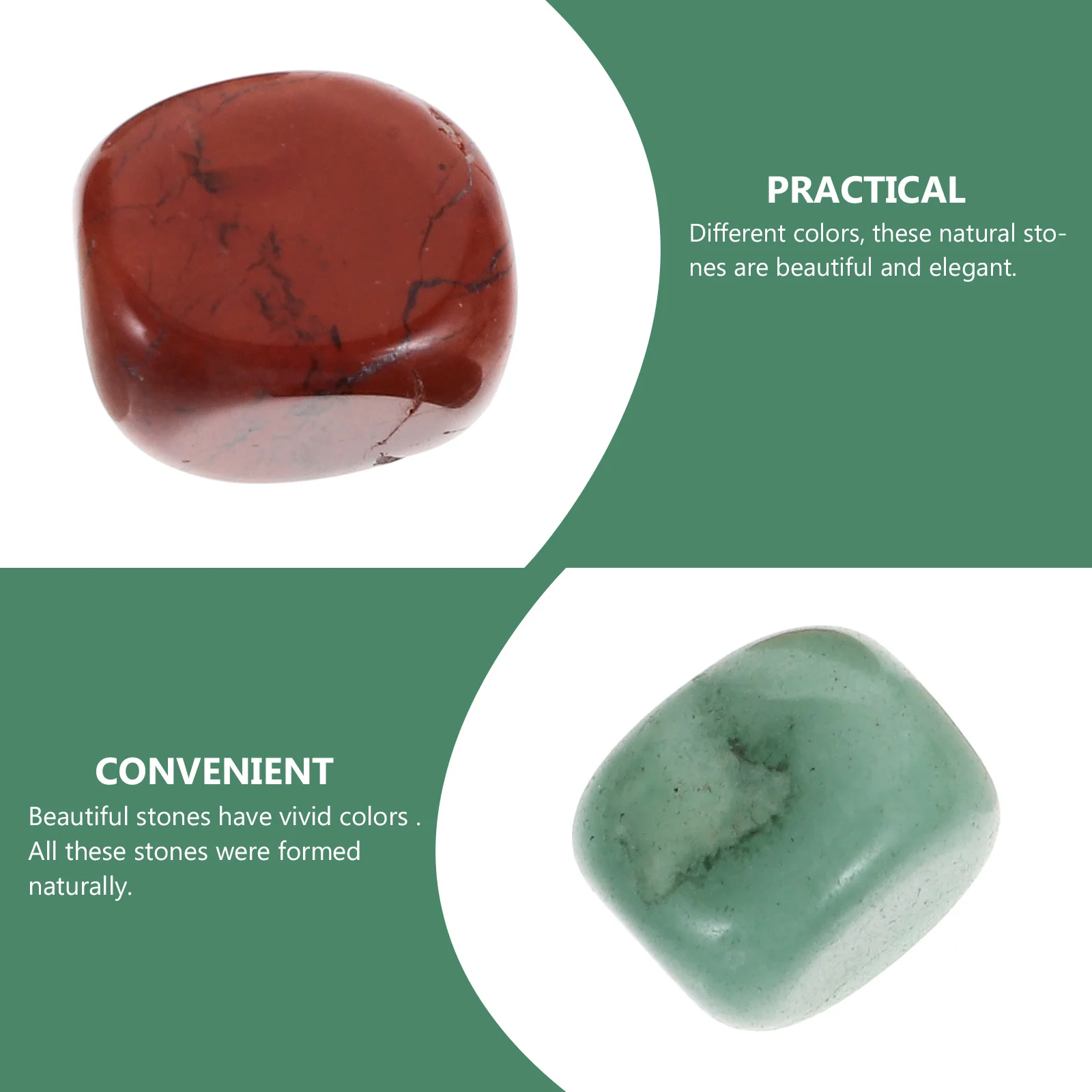 

7pc Irregular Natural Polished Tumbled Stones Decorative Home Decor Craft For Vase Filler Zen Room Desk Sand Table Yoga