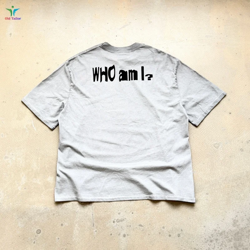 

Saint Summer Destroyed Neckline Heavy-Wash Short-Sleeve TEE Grey 26SS New Crew Neck Cotton Men's & Women's TEE