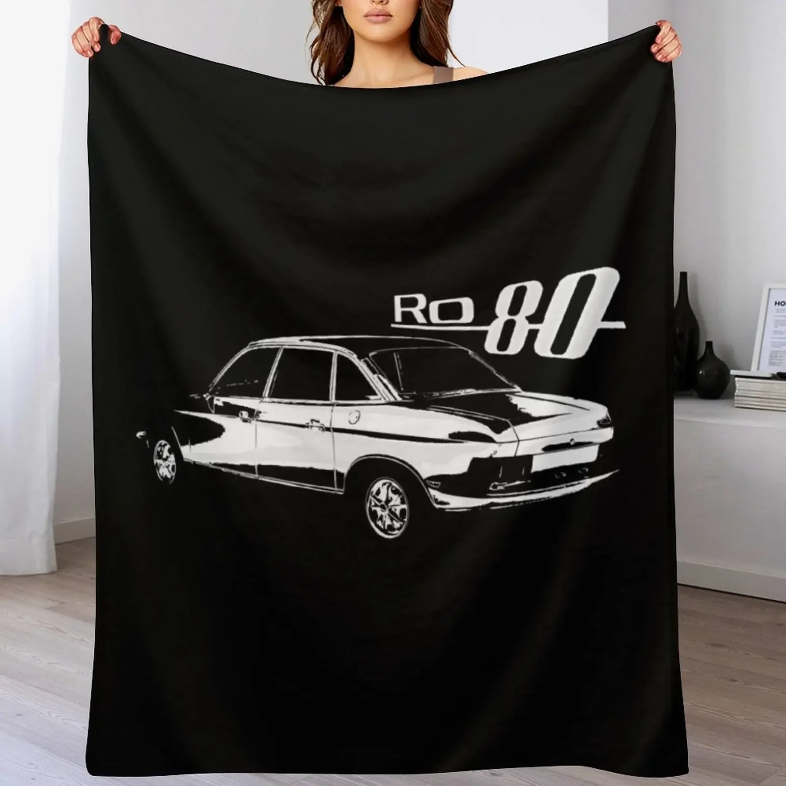 

NSU RO 80 (WHITE) Throw Blanket Decorative Beds Picnic Custom Beautifuls Blankets