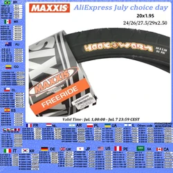 MAXXIS HOOKWORM Original Rrban Assault Tire For Cargo Bikes Pedicabs FLAT/PARK/STREET/VERT Bicycle Tyre BMX Bike Tires